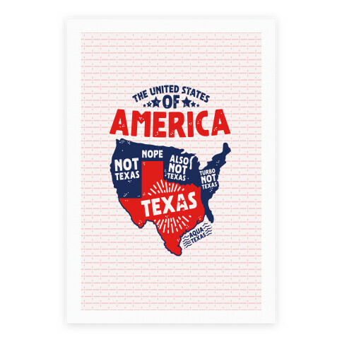 United States of Texas Poster