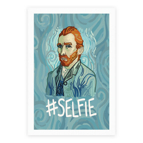 Van Gogh Selfie Poster