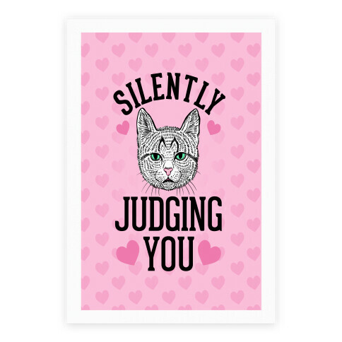 Silently Judging You Poster