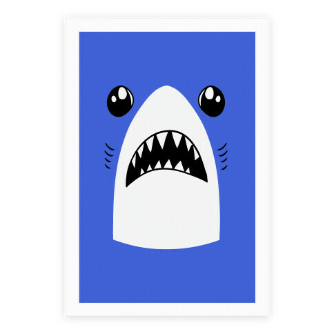 Left Shark Face Poster
