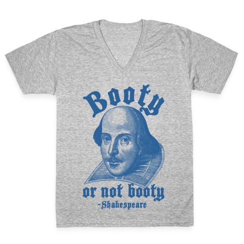 Booty Or Not Booty V-Neck Tee Shirt