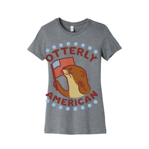 Otterly American Womens T-Shirt