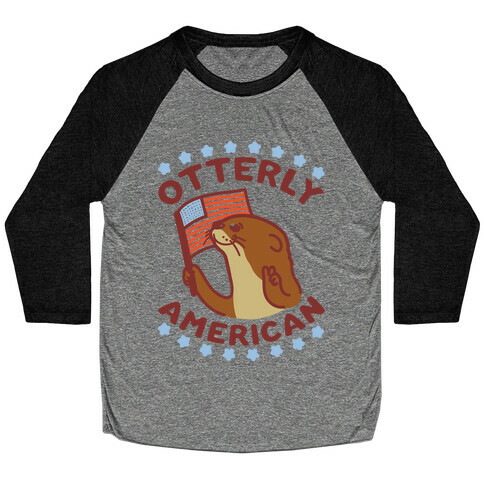 Otterly American Baseball Tee