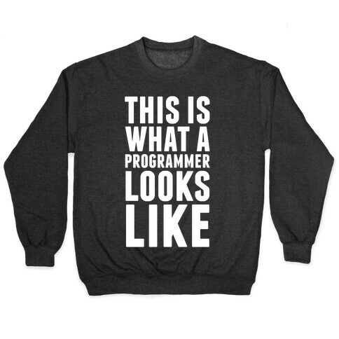 This Is What A Programmer Looks Like Pullover