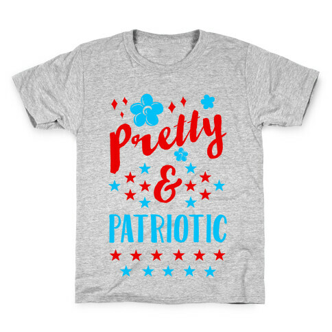 Pretty and Patriotic Kids T-Shirt