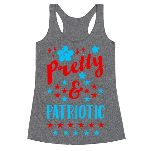 Pretty and Patriotic Racerback Tank Top