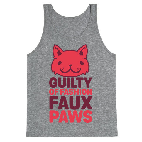 Guilty of Fashion Faux Paws Tank Top