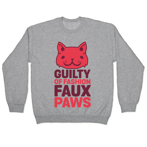 Guilty of Fashion Faux Paws Pullover