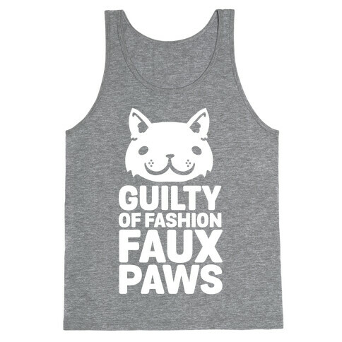 Guilty of Fashion Faux Paws Tank Top
