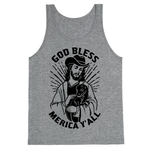 God Bless Merica Y'all Tank Top
