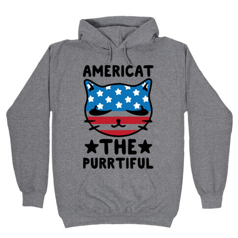 Americat The Purrtiful Hooded Sweatshirt