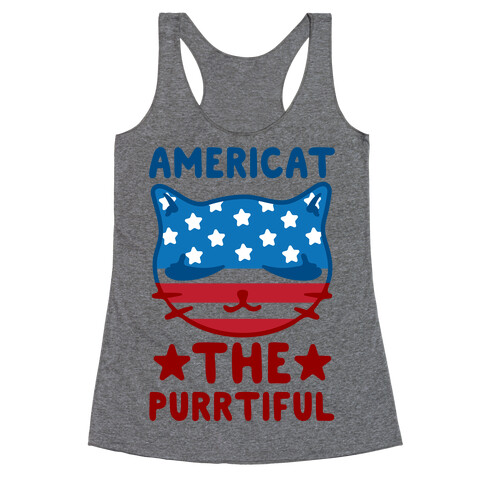 Americat The Purrtiful Racerback Tank Top