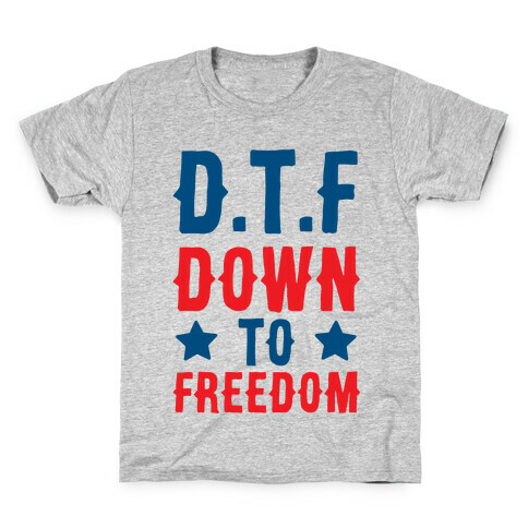 D.T.F Down To Freedom Kids T-Shirt