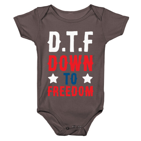 D.T.F Down To Freedom Baby One-Piece