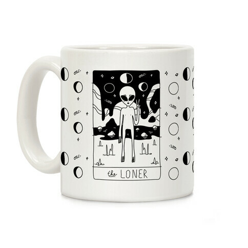 Loner Tarot Card Coffee Mug