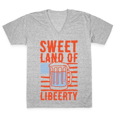 Sweet Land of Libeerty V-Neck Tee Shirt