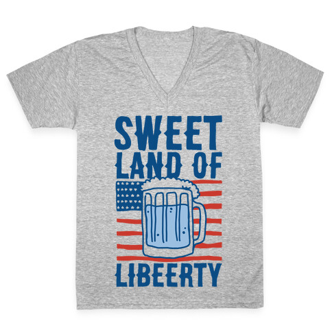 Sweet Land of Libeerty V-Neck Tee Shirt