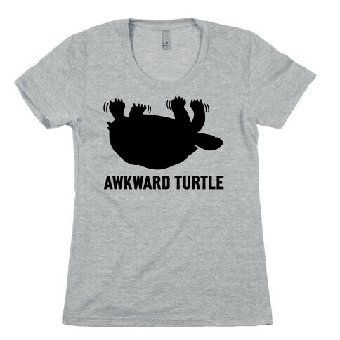 Awkward Turtle (Tank) Womens T-Shirt