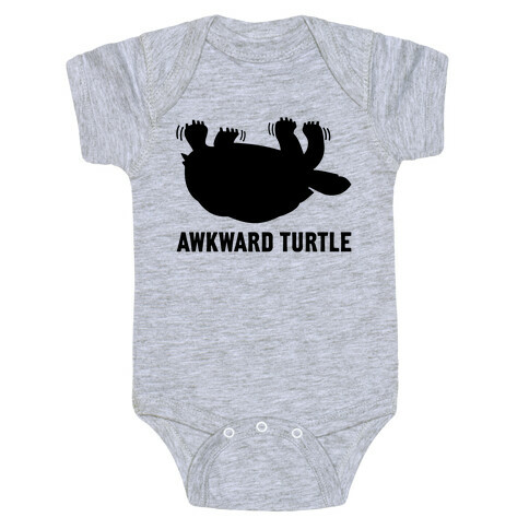 Awkward Turtle (Tank) Baby One-Piece