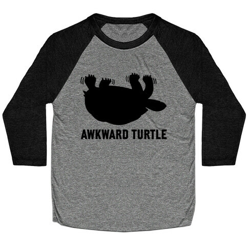 Awkward Turtle (Tank) Baseball Tee