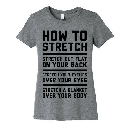 How To Stretch Womens T-Shirt