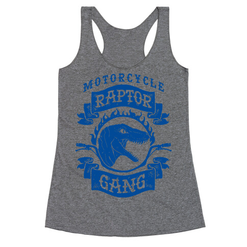 Motorcycle Raptor Gang Racerback Tank Top