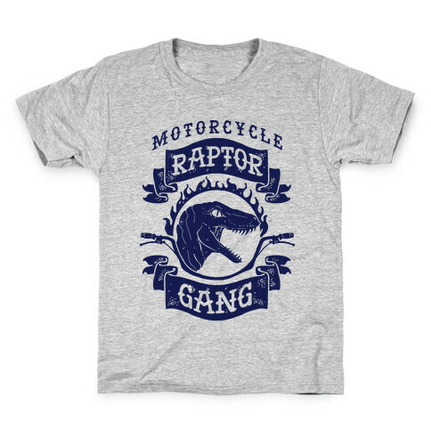 Motorcycle Raptor Gang Kids T-Shirt