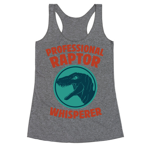 Professional Raptor Whisperer Racerback Tank Top