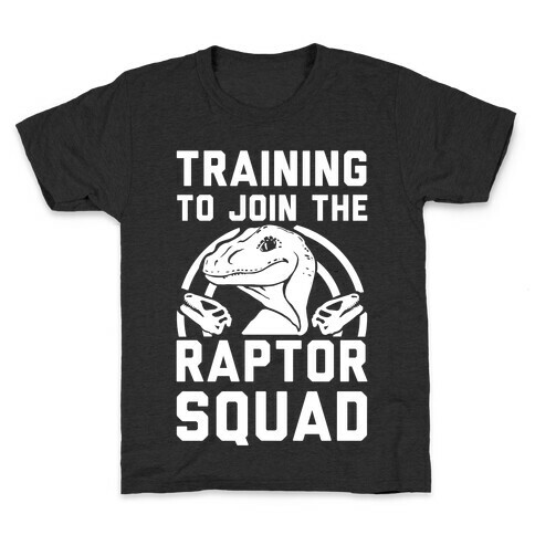 Training to Join the Raptor Squad Kids T-Shirt