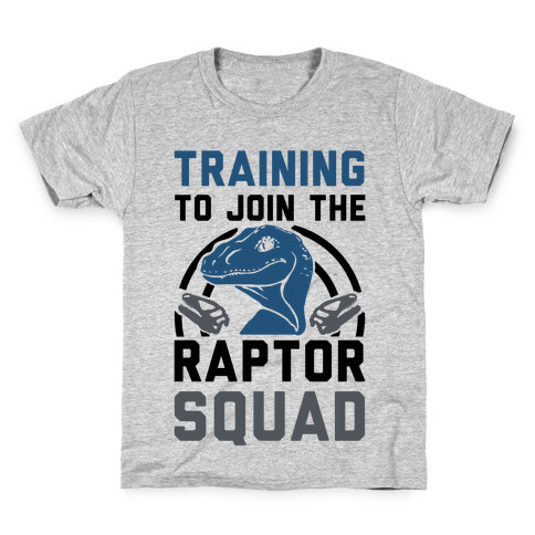 Training to Join the Raptor Squad Kids T-Shirt