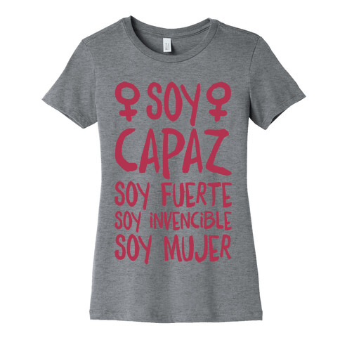 Soy Capaz Womens T-Shirt