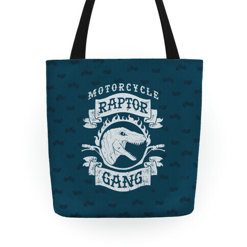 Motorcycle Raptor Gang Tote