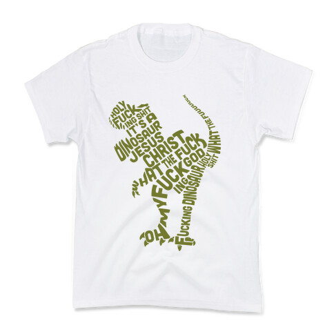 Holy F***ing Shit It's a Dinosaur Kids T-Shirt