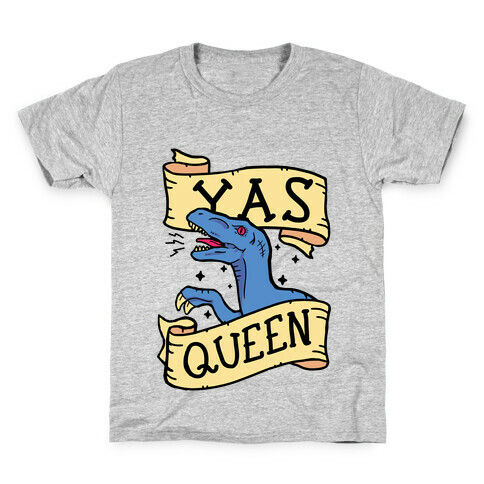 Yas Queen Raptor Kids T-Shirt