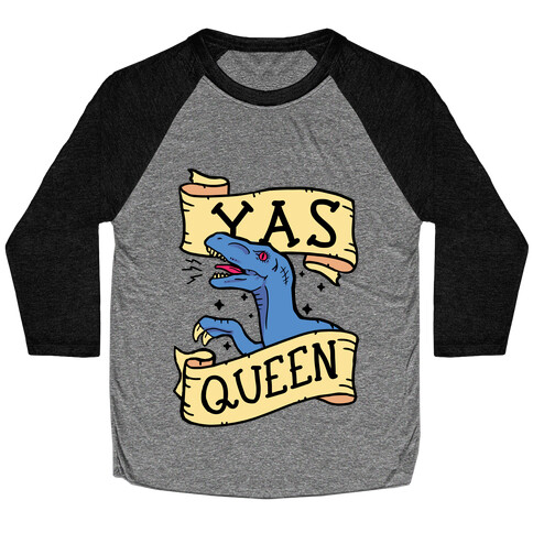 Yas Queen Raptor Baseball Tee