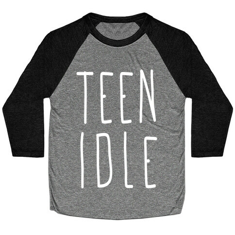 Teen Idle Baseball Tee