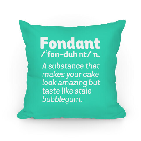 Fondant Definition Pillow