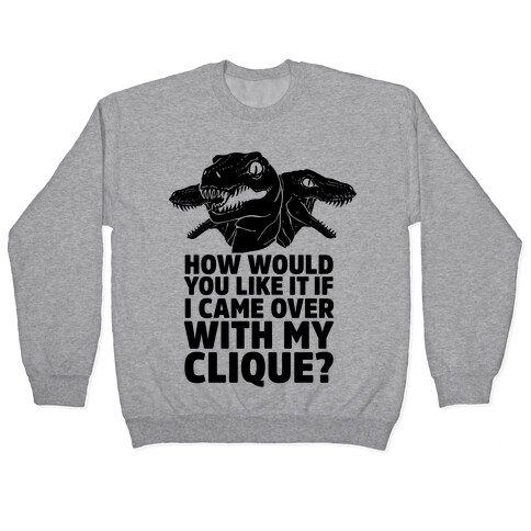 How Would You Like it If I Came Over With My Raptor Clique Pullover