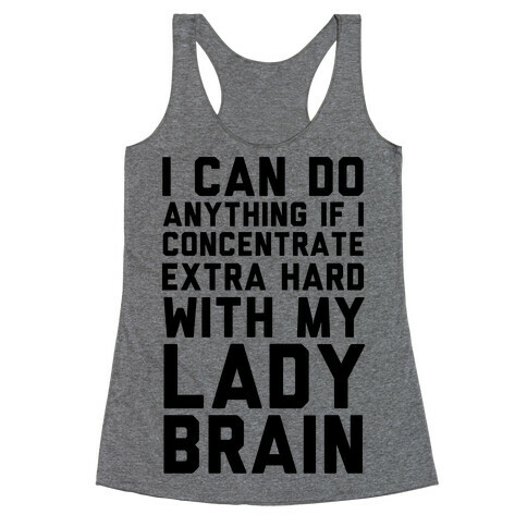 Lady Brain Racerback Tank Top