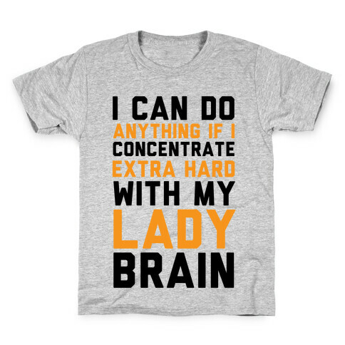 Lady Brain Kids T-Shirt