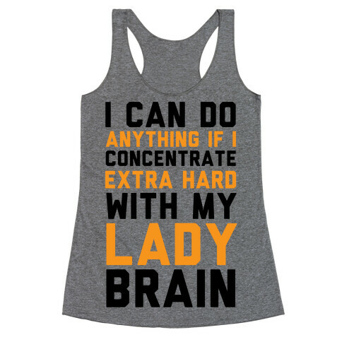 Lady Brain Racerback Tank Top