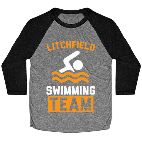 Litchfield Swimming Team Baseball Tee