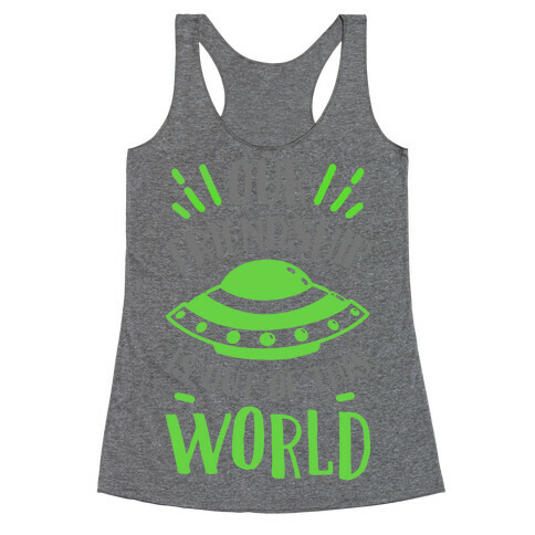 Our Friendship Is out of This World Racerback Tank Top