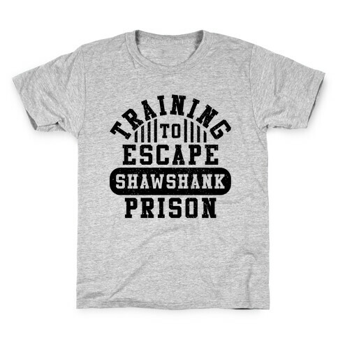 Training To Escape Shawshank Prison Kids T-Shirt