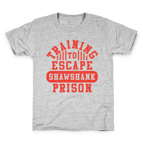 Training To Escape Shawshank Prison Kids T-Shirt