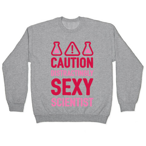 Caution Distractingly Sexy Scientist Pullover
