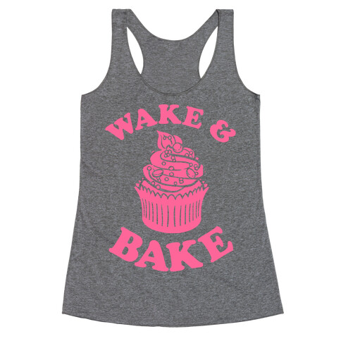 Wake and Bake Racerback Tank Top