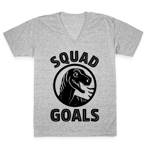 Raptor Squad Goals V-Neck Tee Shirt