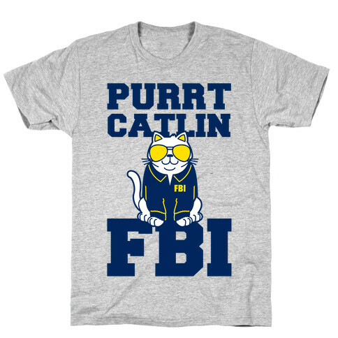 Purrt Catlin FBI T-Shirt