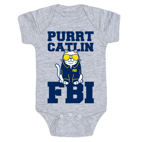 Purrt Catlin FBI Baby One-Piece
